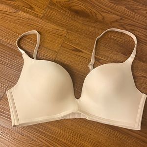 Maidenform Self Expressions Wireless Plunge Push-up 36B, Nude